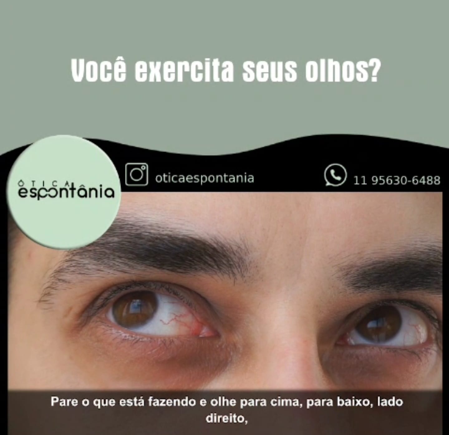 Você exercita os olhos?