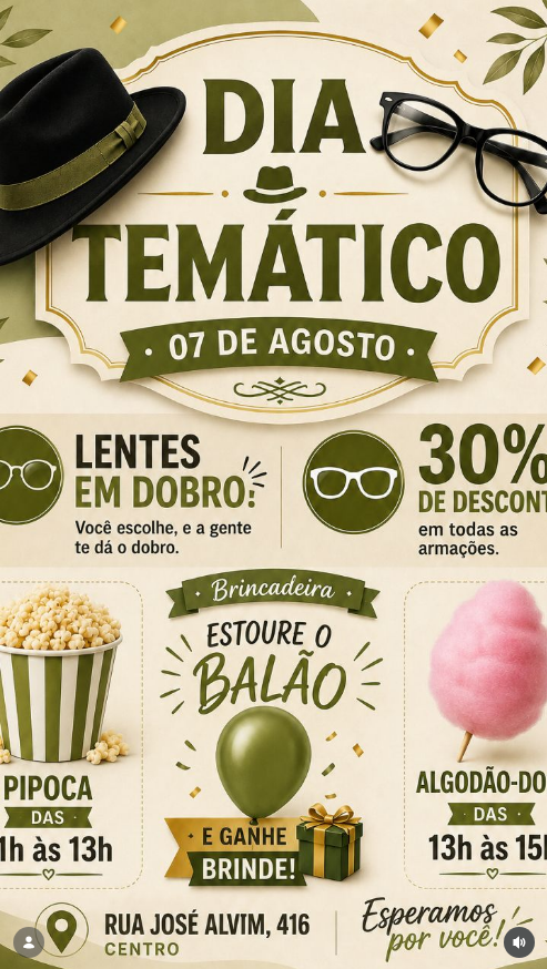 Dia dos pais — 07 de Agosto